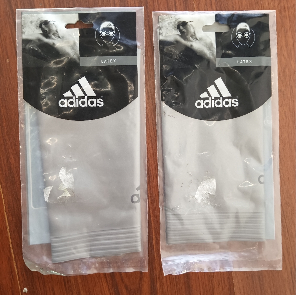 Adidas Men's Athletc Silver Swim Head cap